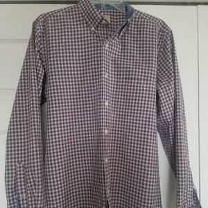 J Crew Mens M long sleeved button down
